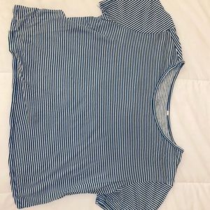 Pacsun Stripped cropped top T-Shirt